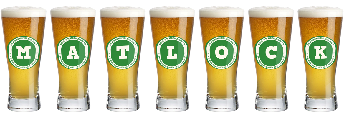 Matlock lager logo