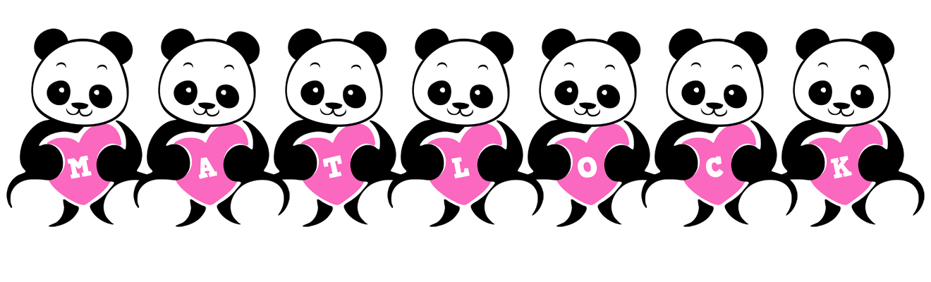 Matlock love-panda logo