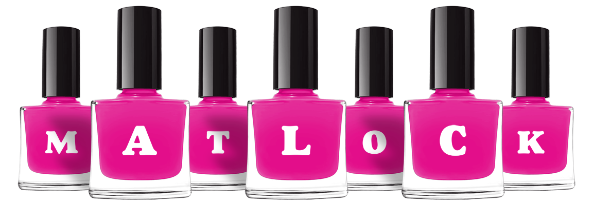 Matlock nails logo