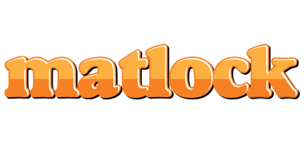 Matlock orange logo