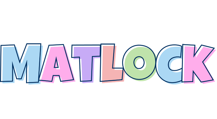 Matlock pastel logo