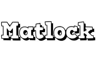 Matlock snowing logo