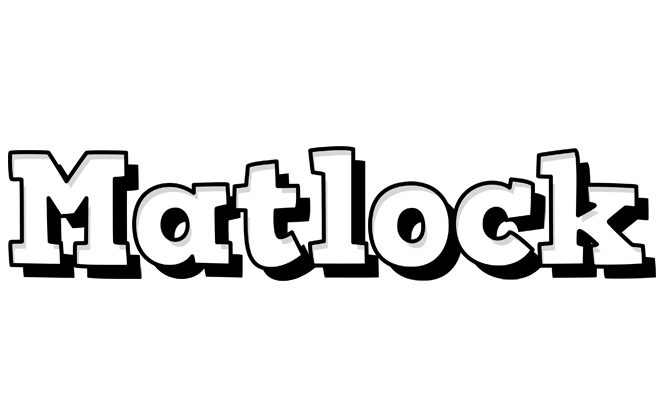 Matlock snowing logo