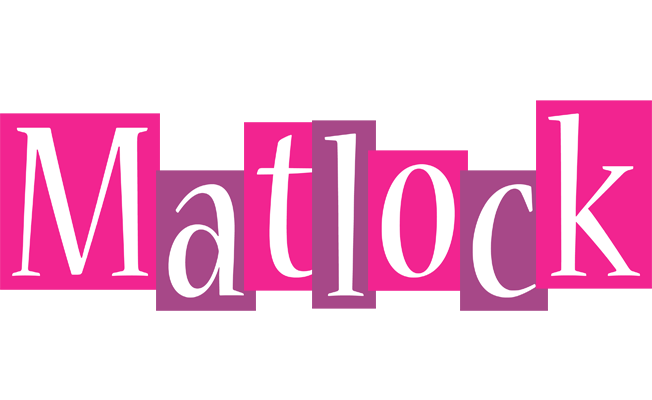 Matlock whine logo