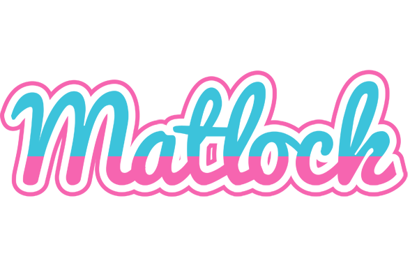 Matlock woman logo