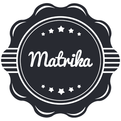 Matrika badge logo
