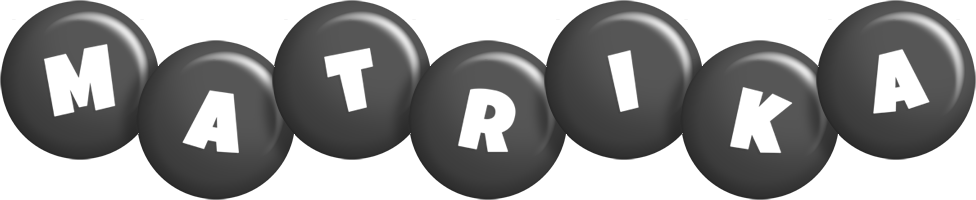 Matrika candy-black logo