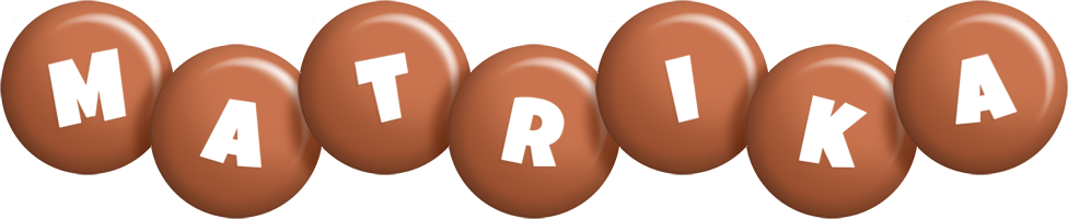Matrika candy-brown logo