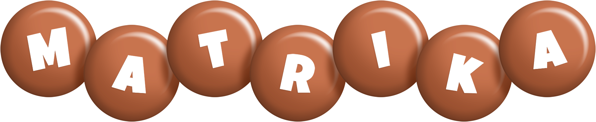 Matrika candy-brown logo