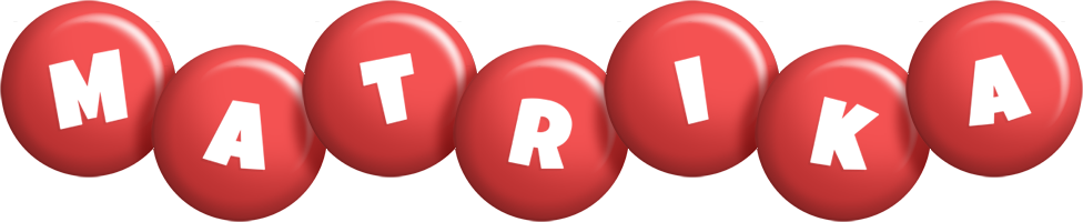 Matrika candy-red logo