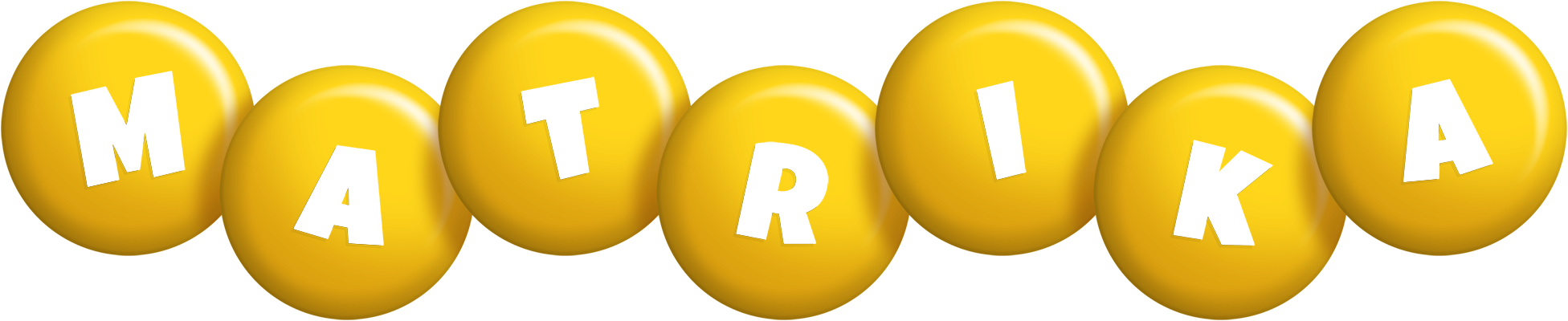 Matrika candy-yellow logo