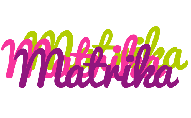 Matrika flowers logo