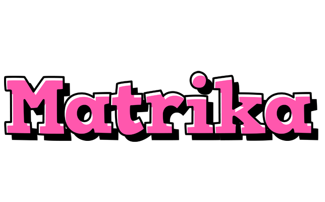 Matrika girlish logo