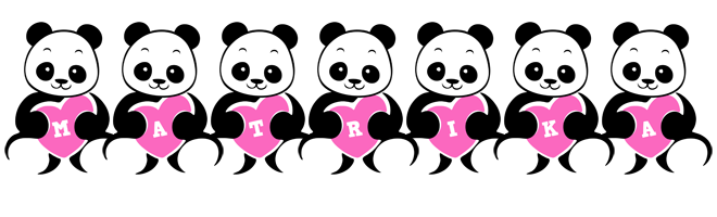 Matrika love-panda logo