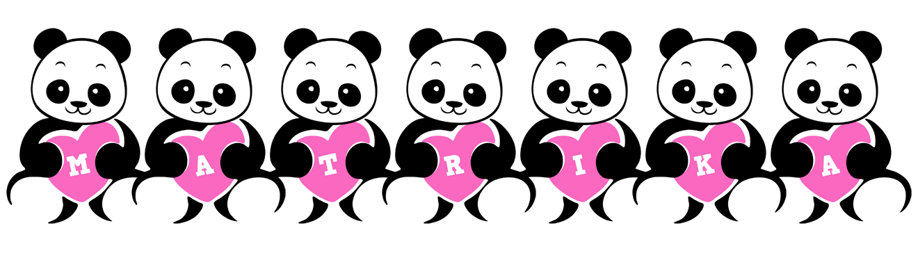 Matrika love-panda logo