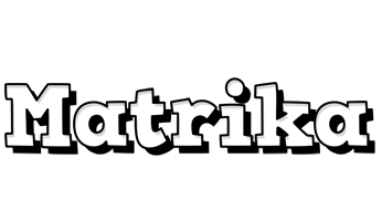 Matrika snowing logo