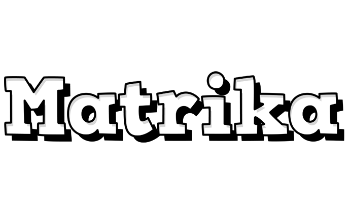 Matrika snowing logo