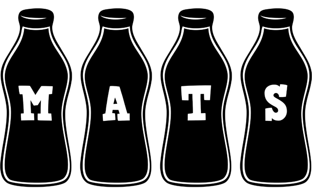 Mats bottle logo