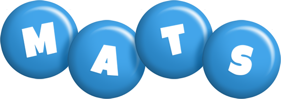 Mats candy-blue logo