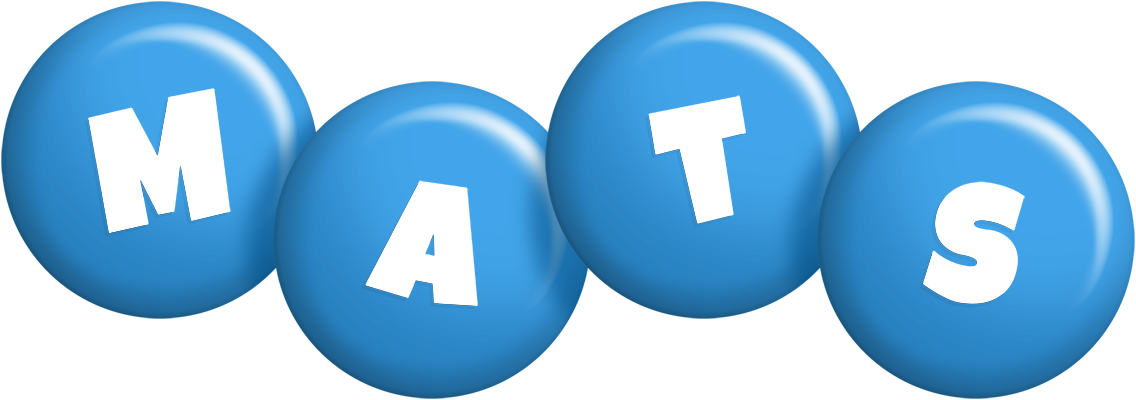 Mats candy-blue logo