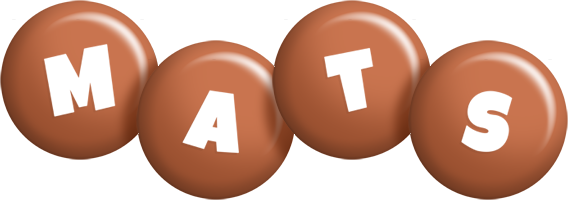 Mats candy-brown logo