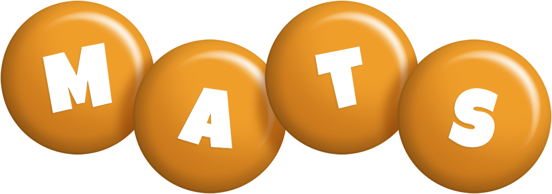Mats candy-orange logo