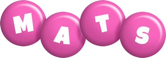 Mats candy-pink logo