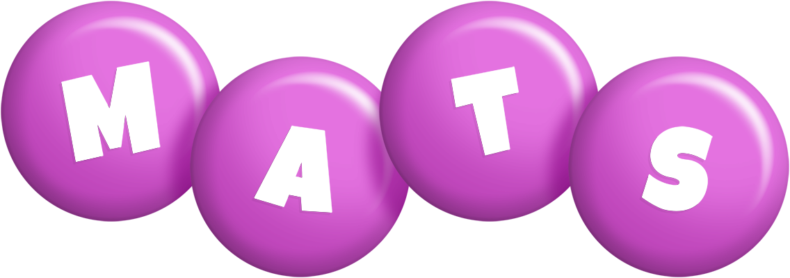 Mats candy-purple logo