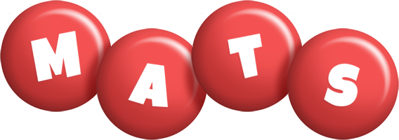 Mats candy-red logo