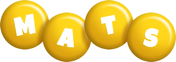Mats candy-yellow logo