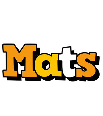Mats cartoon logo