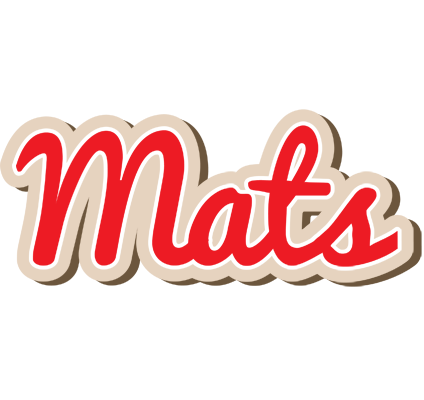 Mats chocolate logo