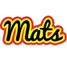 Mats flaming logo