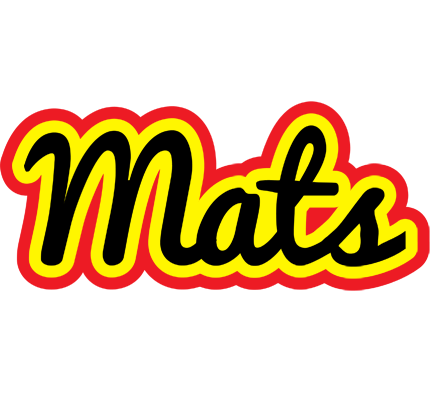 Mats flaming logo