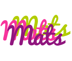 Mats flowers logo