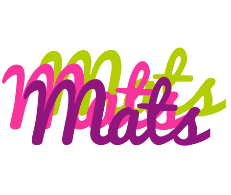 Mats flowers logo