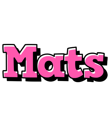 Mats girlish logo
