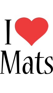Mats i-love logo