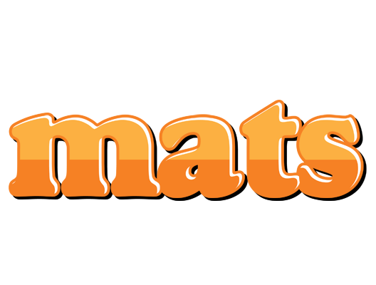 Mats orange logo