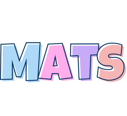 Mats pastel logo