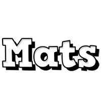 Mats snowing logo