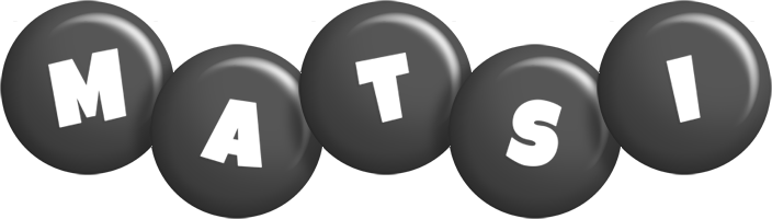 Matsi candy-black logo