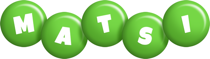 Matsi candy-green logo