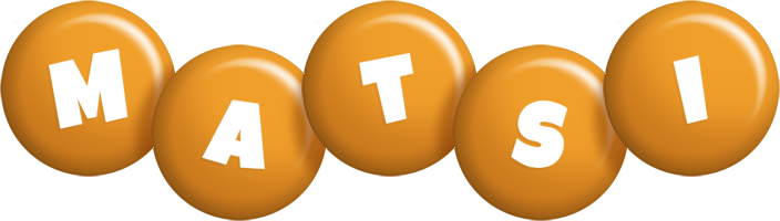 Matsi candy-orange logo