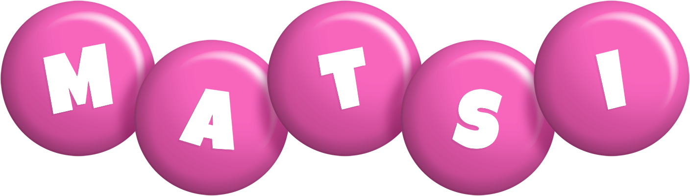 Matsi candy-pink logo