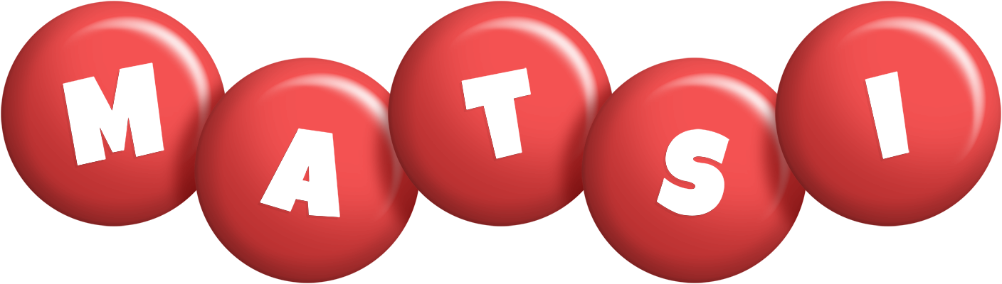 Matsi candy-red logo