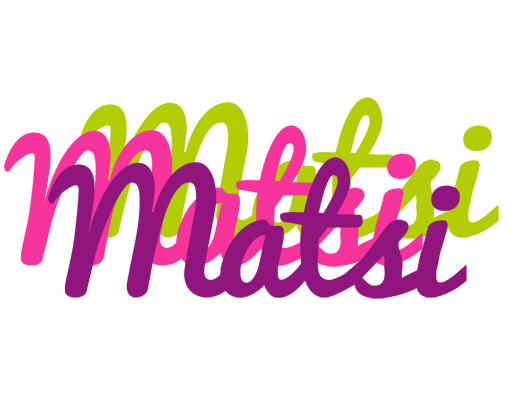 Matsi flowers logo