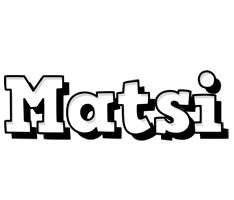 Matsi snowing logo