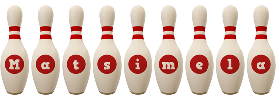 Matsimela bowling-pin logo