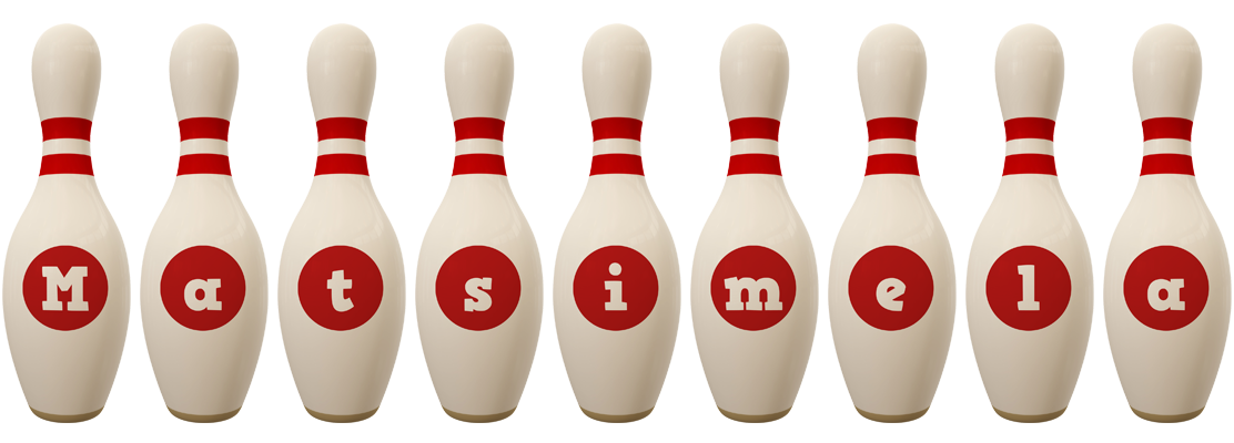 Matsimela bowling-pin logo